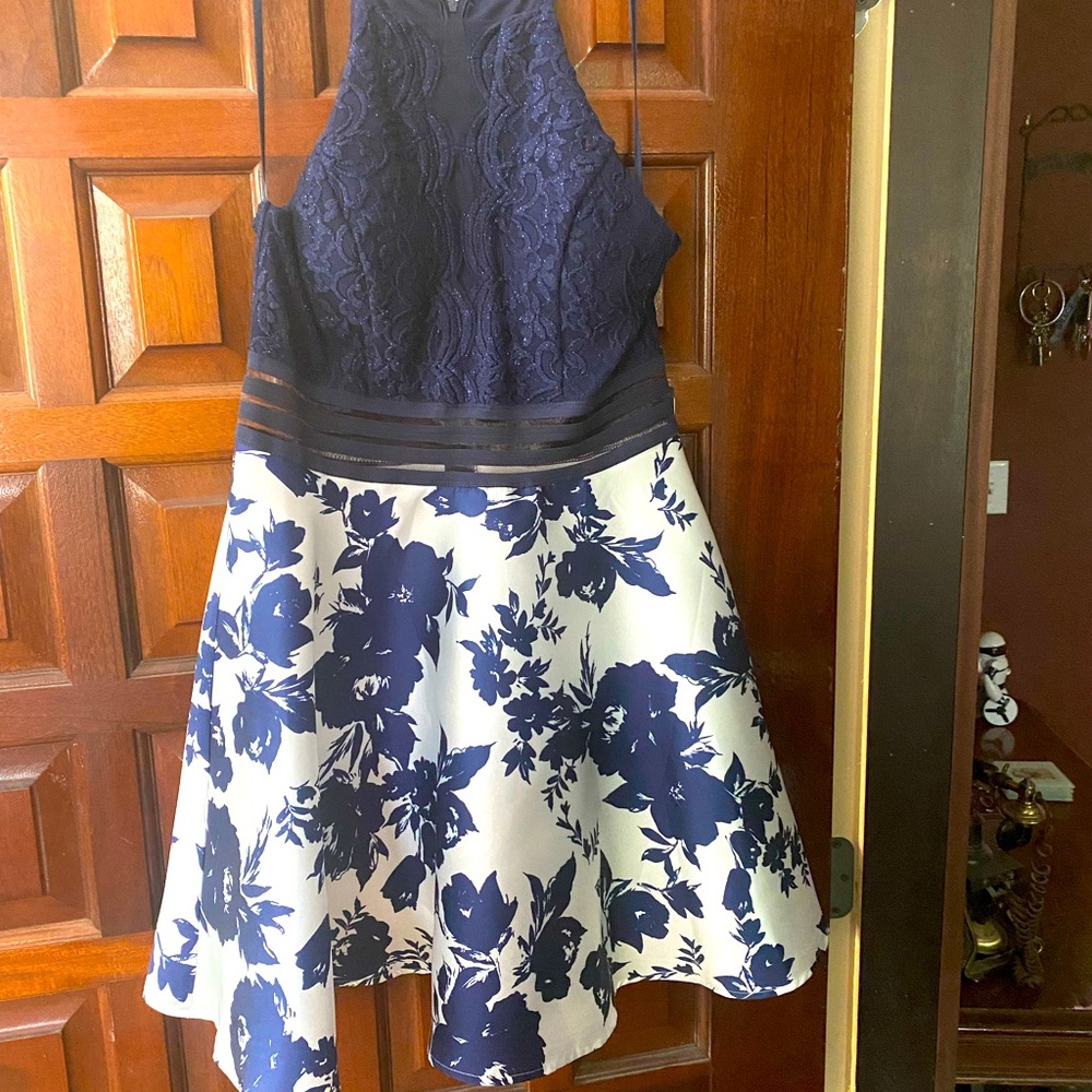 NWT Floral Mini Formal Dress